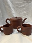 Xixing Clay Teapot With 2 Matching Cups