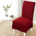 Stretchy Dining Chair Covers Chair Slipcover W skirt For Restaurant Home Decor