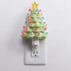 Milltown Merchants Christmas Tree Night Lights - Vintage Ceramic Night Light