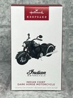 Hallmark Keepsake Christmas Ornament Indian Chief Dark Horse Motorcycle 2024 New
