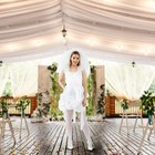 80 s Bride White Wedding Dress Adult Costume