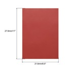 Colored Vellum Paper 40 Sheet Red Transparency 8 5 X 11