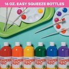 16 Oz  Bulk Washable Classic Colors Tempera Paint Set - 10 Pc 