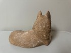 Sandicast Red Husky Dog Large Sculpture Vintage 1987 Sandra Brue  149 Blue Eyes