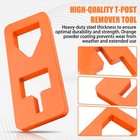 T Post Puller Fence Puller  Farm Equipment Tractor Accessories Orange