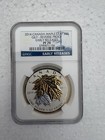2014  Canada 1 Oz 9999 Silver Maple Ngc  Reverse Pf 70 Uc Gilt Early Release