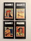 1933 Goudey Indian Gum Lot  90 96 Cards W  Wrapper  Set Break  28 Graded Cards