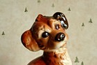 Royal Copley Cute Terrier Dog 7  Tall Collectible Figurine Vintage 1940s 1950s