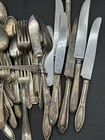 Mixed Lot Of Vintage   Antique Silver Plated Flatware 4 Pounds