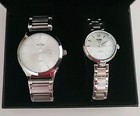 Hard Rock Casino Rockford Silver His And Hers Watch Set
