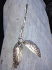 Antique German 800 Silver Hinged Tea Infuser Spoon Putto Cherub 4 5 In