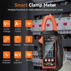 Fkm Digital Clamp Meter Multimeter 6000 Counts Amp Voltage Tester 