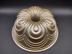 Nordic Ware Cast Aluminum Chiffon Bundt Pan  Gold 9 5 