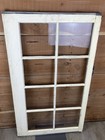 Antique Single 36x20 8-lite Glass Shabby White Casement Window Old Farmhouse