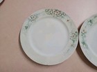 Antique Haviland Pink Floral 9 3 4  Dinner Plate Set Of 2  France  Poor Cond