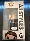 Funko Pop  Wwe Pop  Vinyl Aj Styles  37 Standard Vinyl Figure Autographed