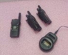 3 Motorola Cls1110 Uhf 2 Way Radio Walkie Talkie W  Batteries   1 Chgr   Ac adap