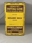 Antique 1920   s Penick s Initial Line Botanical  Apothecary Full Contents Tin Lot