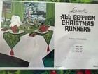 Vtg Leacock   Co Winter Christmas Pine Holiday Table Runner 16x90    Nos Younker