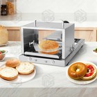 Manual Stainless Steel Bread Slicer  4 Adjustable Thickness Burger Bagel Cutter