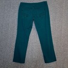 Ana New Approach Skinny Jeans Women 6 Mid Rise Soft Denim Casual Pants Turquoise