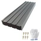 10pcs Metal Roofing Panels 61 02  X 18 9  Corrugated Galvanized Steel Roof Panel