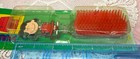 Vtg Happee Brush Peanuts Snoopy Red Lucy 5-3 4    Hair Brush In Packaging