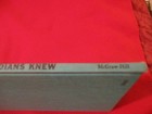 The Indians Knew Tillie S Pine Vintage Book Native American 1957 Fifth Printing