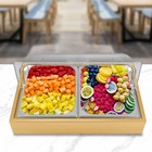 Food Serving Display Tray  Buffet Cold Serving Cooler Platter Party Platter Dish