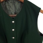 Habsburg Trachten Vest Womens 46 Green Wool Loden Vest Gilet Sieglinde Sleeveless