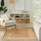 Home Horizon Indoor outdoor Natural 6  X 9  Area Rug - Easy Clean  Non Shedding 