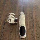Vintage Selmer Paris C   Metal Scroll Shank Alto Saxophone Mouthpiece 