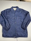 Vintage Fruit Of The Loom  Windbreaker Jacket Blue Medium 80s-90s