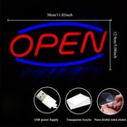 Led Open Sign 19in Neon Light Bright For Restaurant Bar Pub Store Shop Business