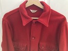 Vtg Boy Scouts Of America Official Jacket Mens 40 Red Wool Shirt Large Bsa 553
