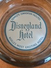 Vintage Disneyland Hotel Smoked Glass Ashtray
