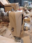 Vintage 1961  Singer Featherweight 221j Tan Sewing Machine W  Case   Accessories