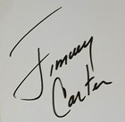 President Jimmy Carter   First Lady Rosalynn Carter Signed 1976 Campaign Poster