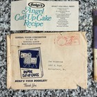 Baker s Coconut Animal Cut-up Cakes Booklet W  Envelope   Angel Cut-up Cake 1959
