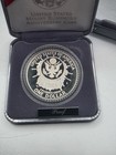1991-s United States Mt Rushmore Anniversary Silver Dollar Proof Coin  1 W  Ogp
