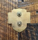 Vintage Brass Greyhound Bus Driver Hat Cap Badge Pin - Great Retro Collectible