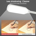 Usb Rechargeable Led Book Light Flexible Clip On Reading Lamp Bed Travel