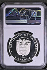  1976-fm S1-balboa Silver Panama Gem Superb Ngc Pf68ucam Rarity R6 High Grades