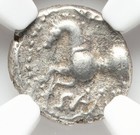 Ngc Xf Celtic Gaul Sequani Ancient France 1st Century Bc Celts Silver Horse Coin