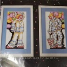 Design Works Balloon Clowns Cross Stitch Kit Set Of 2 New