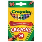 Crayola Classic Color Crayons  Peggable Retail Pack  24 Colors pack