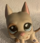 Littlest Pet Shop Authentic Cream Brown Great Dane 2007