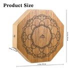 Two-tone Cajon Drum Box Portable Wooden Hand Drum With Snare Wire   Strap - Easy