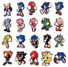 Sonic The Hedgehog Themed Shoe Charms For Crocs Shoes  set Of 20 