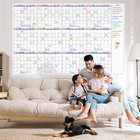Large Dry Erase Calendar For Wall     Undated Yearly Wall Calendar Dry Erase  37  